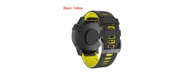 22mm 26mm Rubber Watchband Silicone Easyfit Strap For Garmin Fenix  6 Pro 6X Pr Fenix 3 HR Forerunner 935